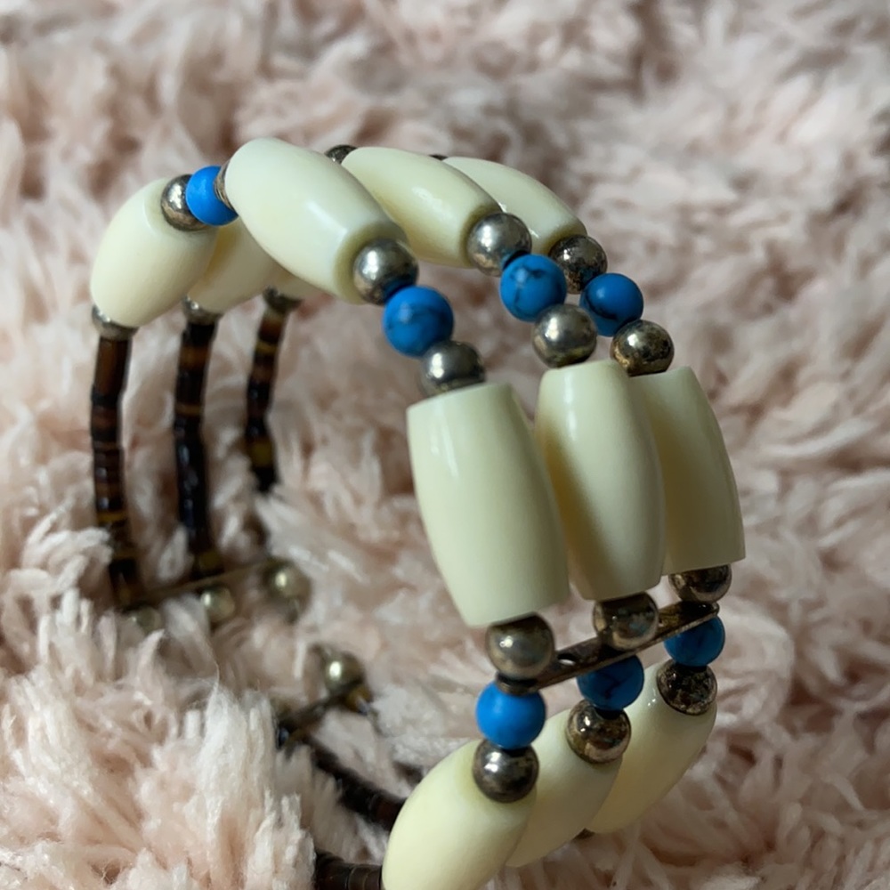 Real Turquoise and Shell Bracelet🐚